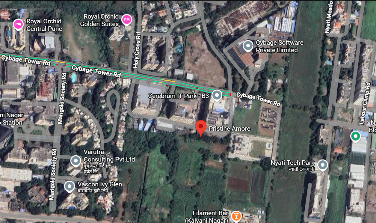 Pristine Amore Location Map